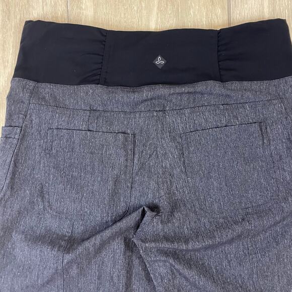 prAna Women’s Pants Size M Tall Inseam Gray Pull On Stretch Travel Hiking - Picture 10 of 10
